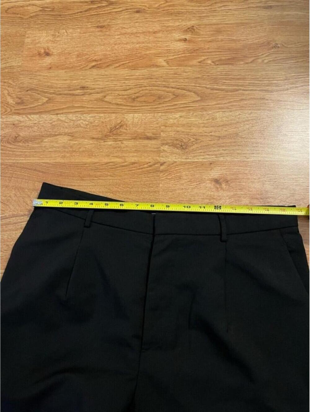 Prada Black Technical Jogger Pants Logo Ankle Strap Size 46 US 10/12 - Picture 7 of 15